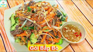 Cách làm gỏi bắp bò